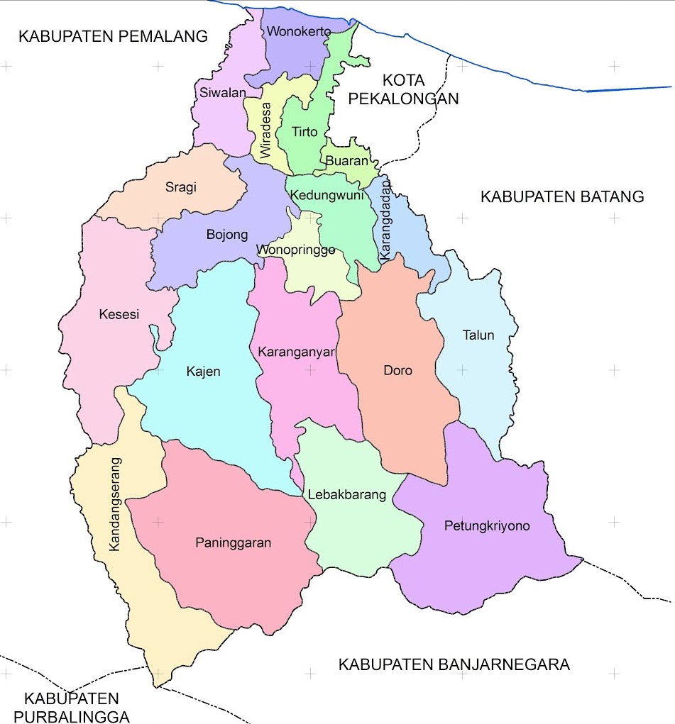Peta Kab Pekalongan